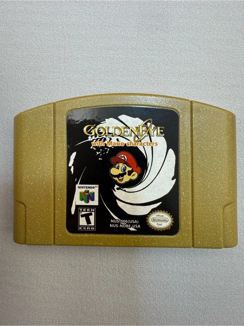GoldenEye 007 with Mario Characters Nintendo 64 N64 Game